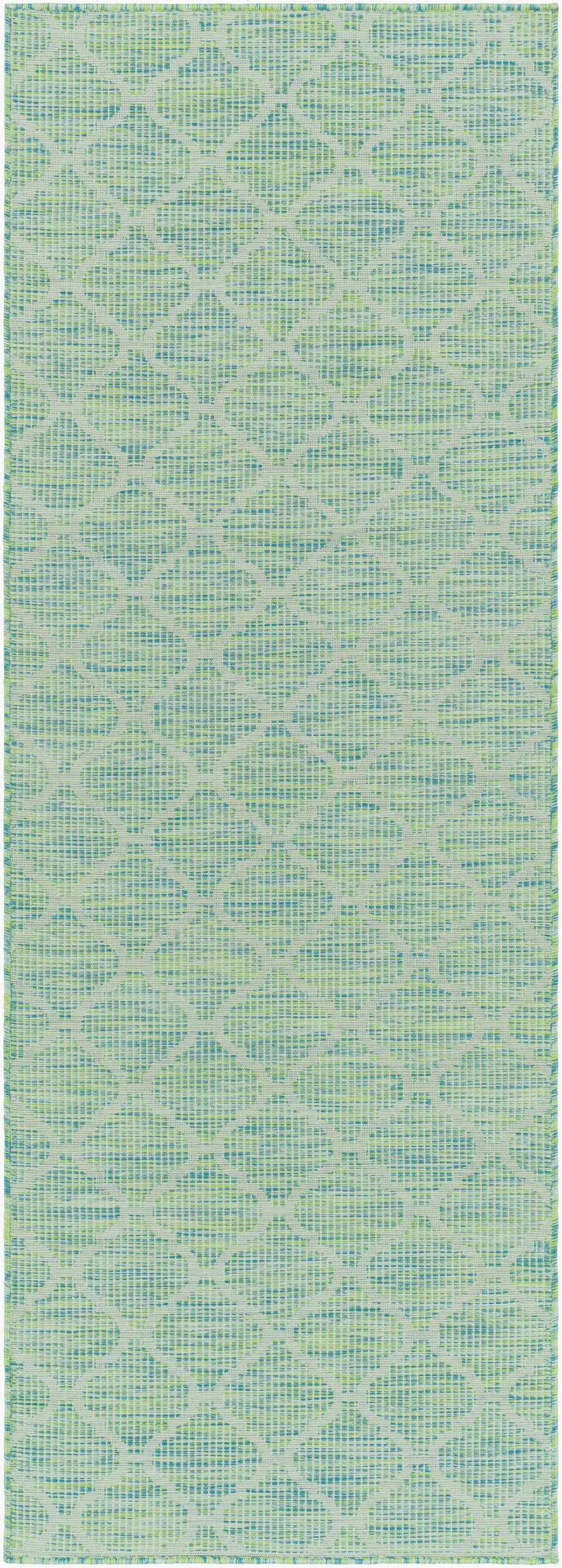 Pasadena PSA-2346 7ft Runner Machine Woven Indoor/Outdoor Runner Rug
