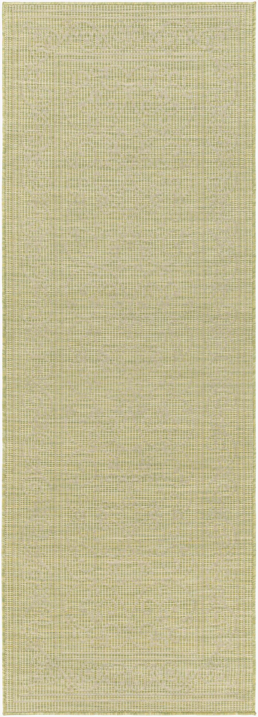 Pasadena PSA-2355 7ft Runner Machine Woven Indoor/Outdoor Runner Rug