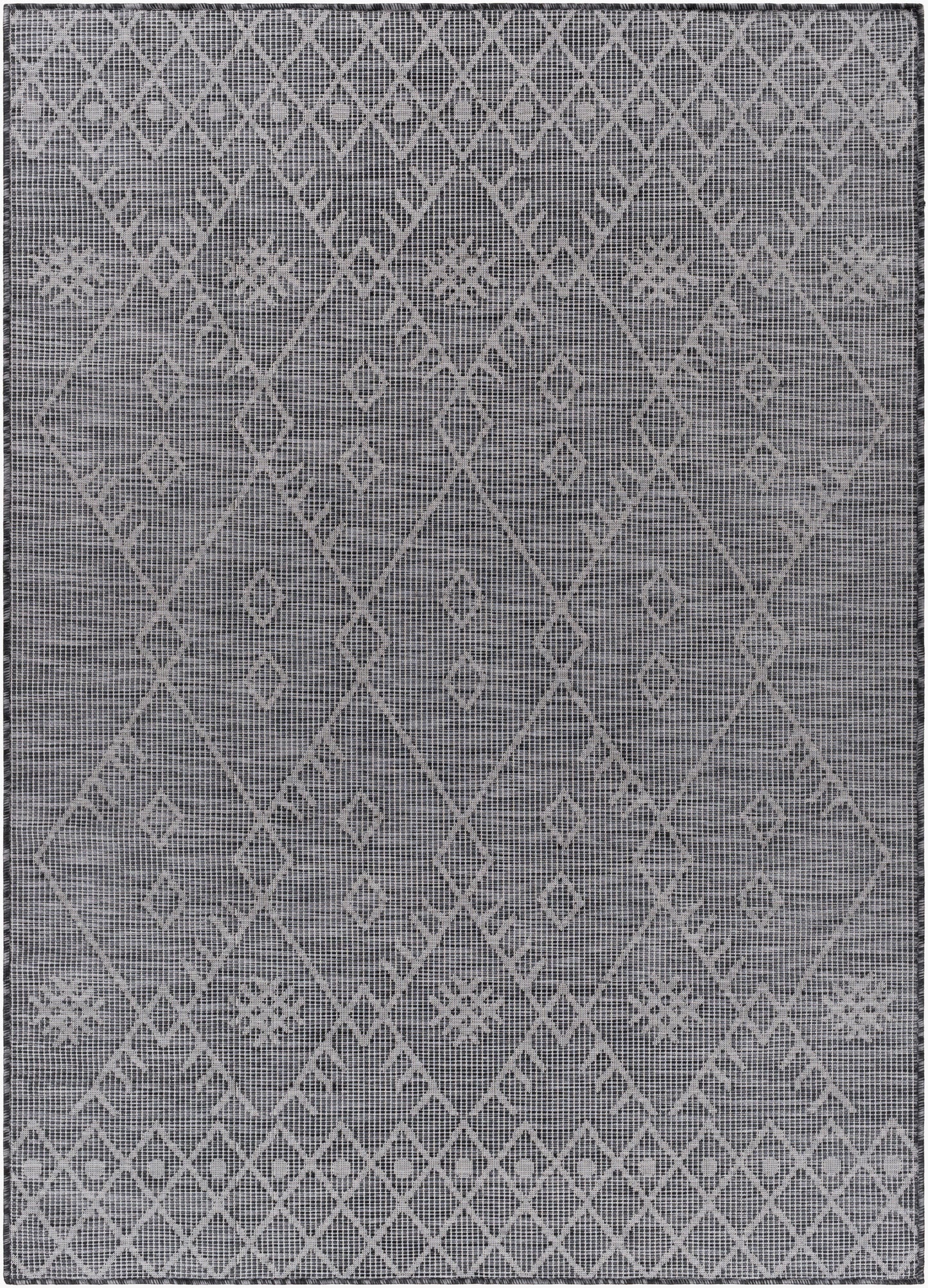 Alfombra decorativa para interior y exterior Pasadena PSA-2362 de 2' x 4', tejida a máquina