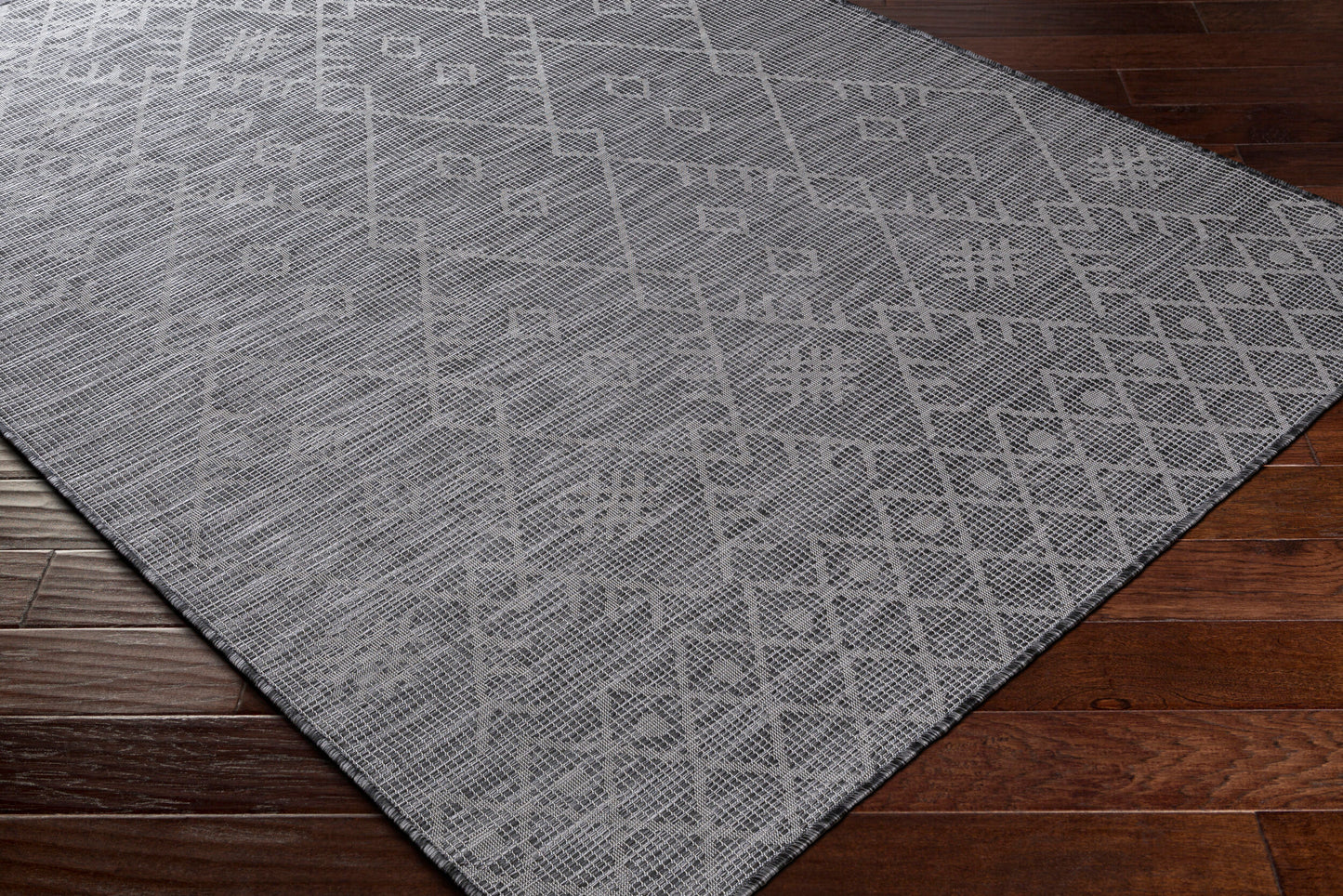Pasadena PSA-2362 7ft Runner Machine Woven Indoor/Outdoor Runner Rug