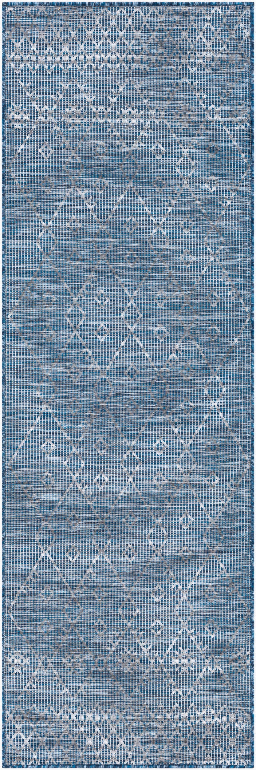 Pasadena PSA-2363 7ft Runner Machine Woven Indoor/Outdoor Runner Rug