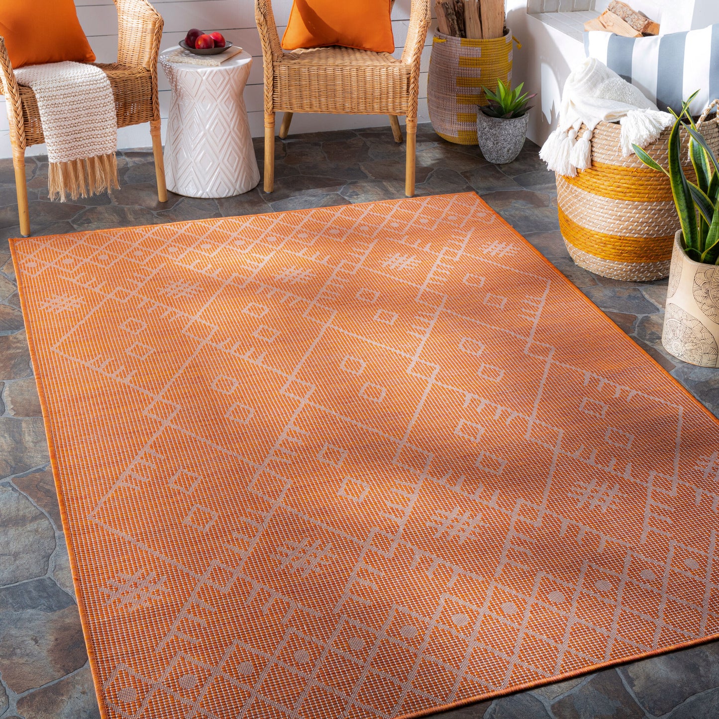 Pasadena PSA-2365 2' x 4' Machine Woven Indoor/Outdoor Accent Rug