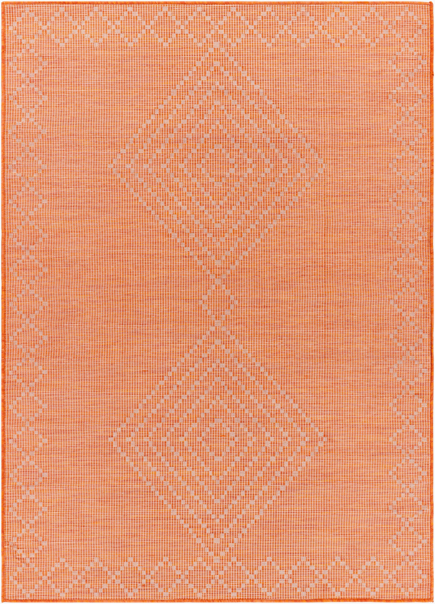Alfombra decorativa para interior y exterior Pasadena PSA-2371 de 2' x 4', tejida a máquina