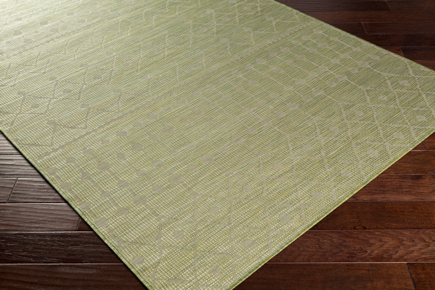 Pasadena PSA-2372 7ft Runner Machine Woven Indoor/Outdoor Runner Rug