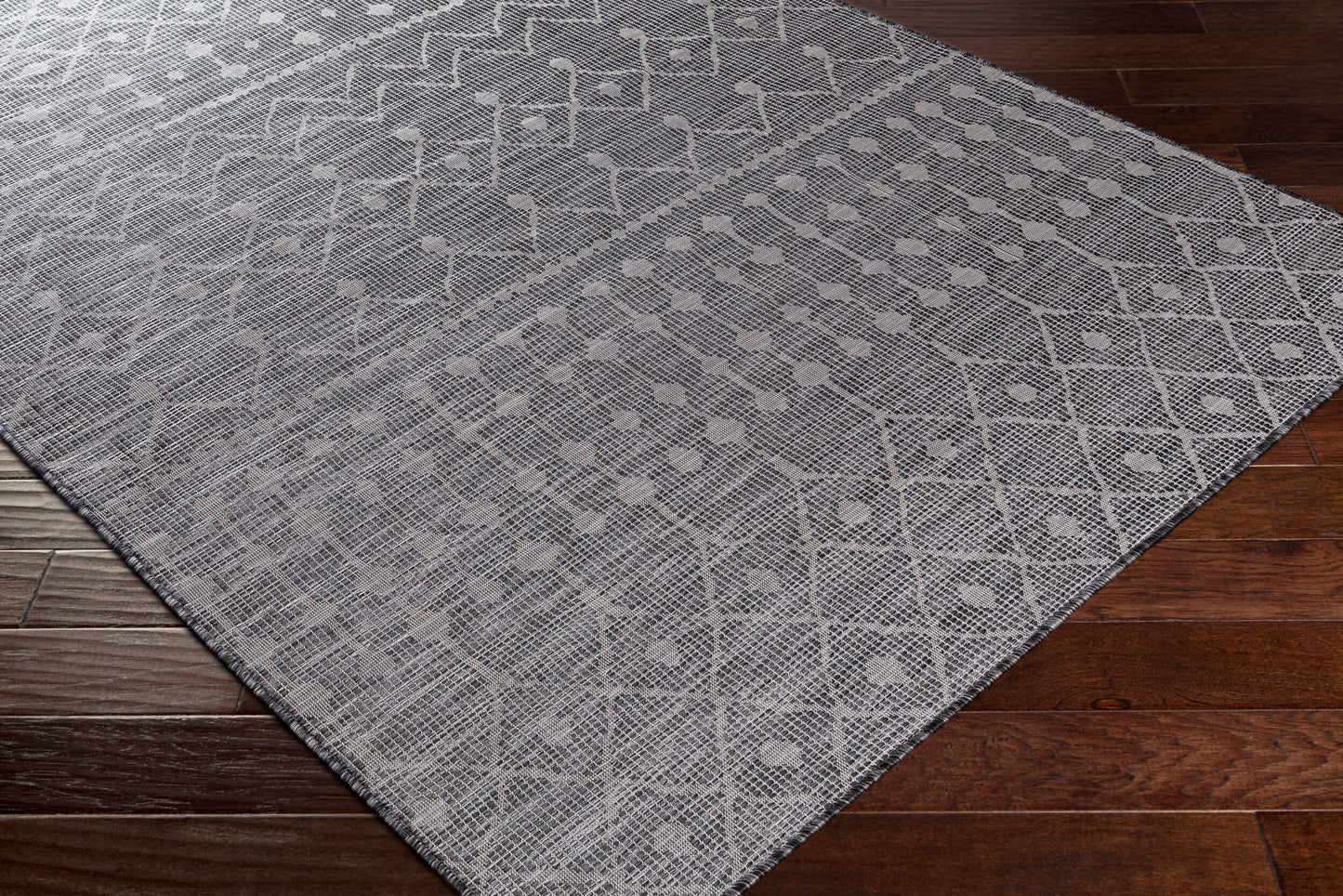 Pasadena PSA-2374 7ft Runner Machine Woven Indoor/Outdoor Runner Rug