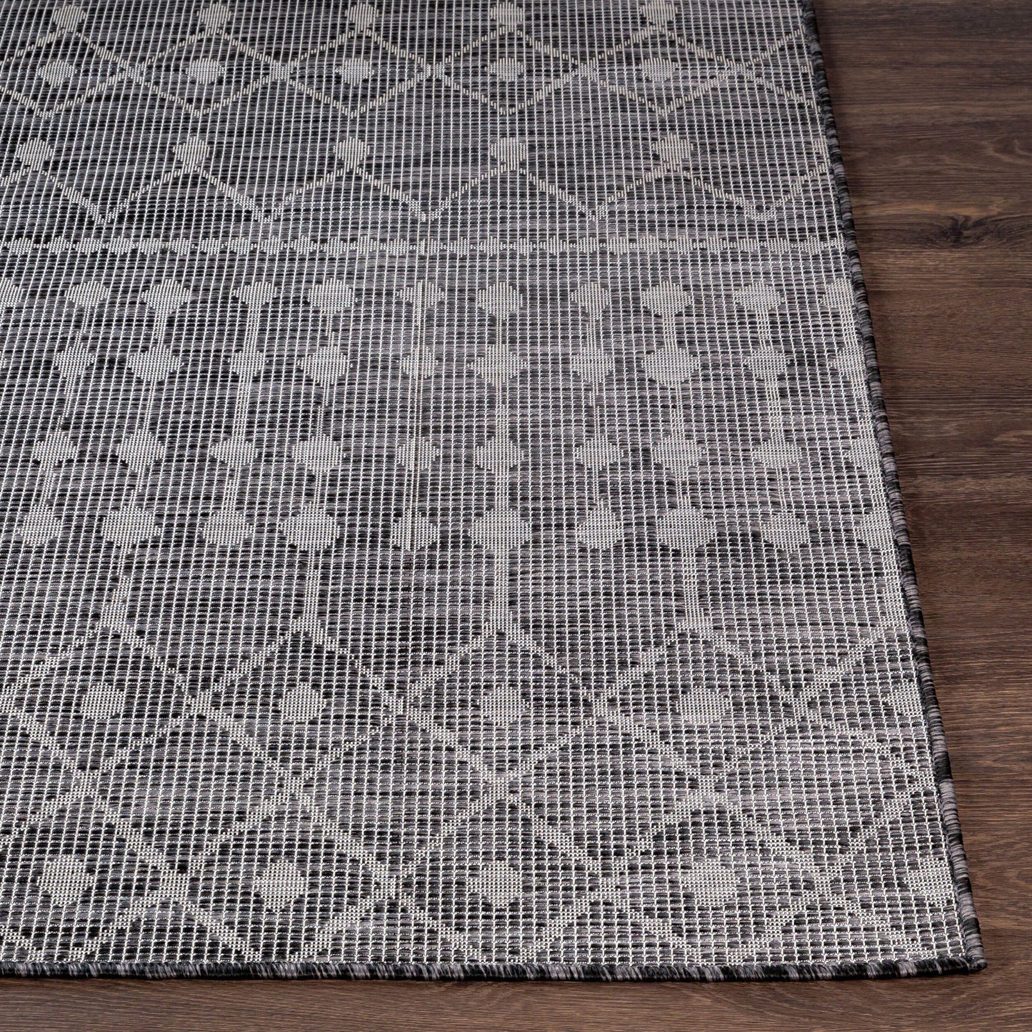 Pasadena PSA-2374 7ft Runner Machine Woven Indoor/Outdoor Runner Rug