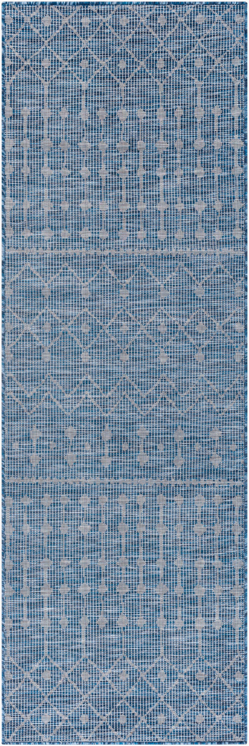 Pasadena PSA-2375 7ft Runner Machine Woven Indoor/Outdoor Runner Rug