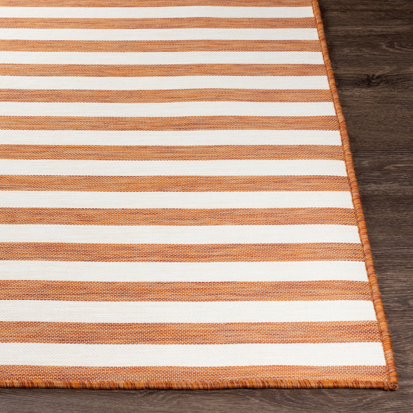 Alfombra decorativa para interior y exterior Pasadena PSA-2380 de 2' x 5', tejida a máquina