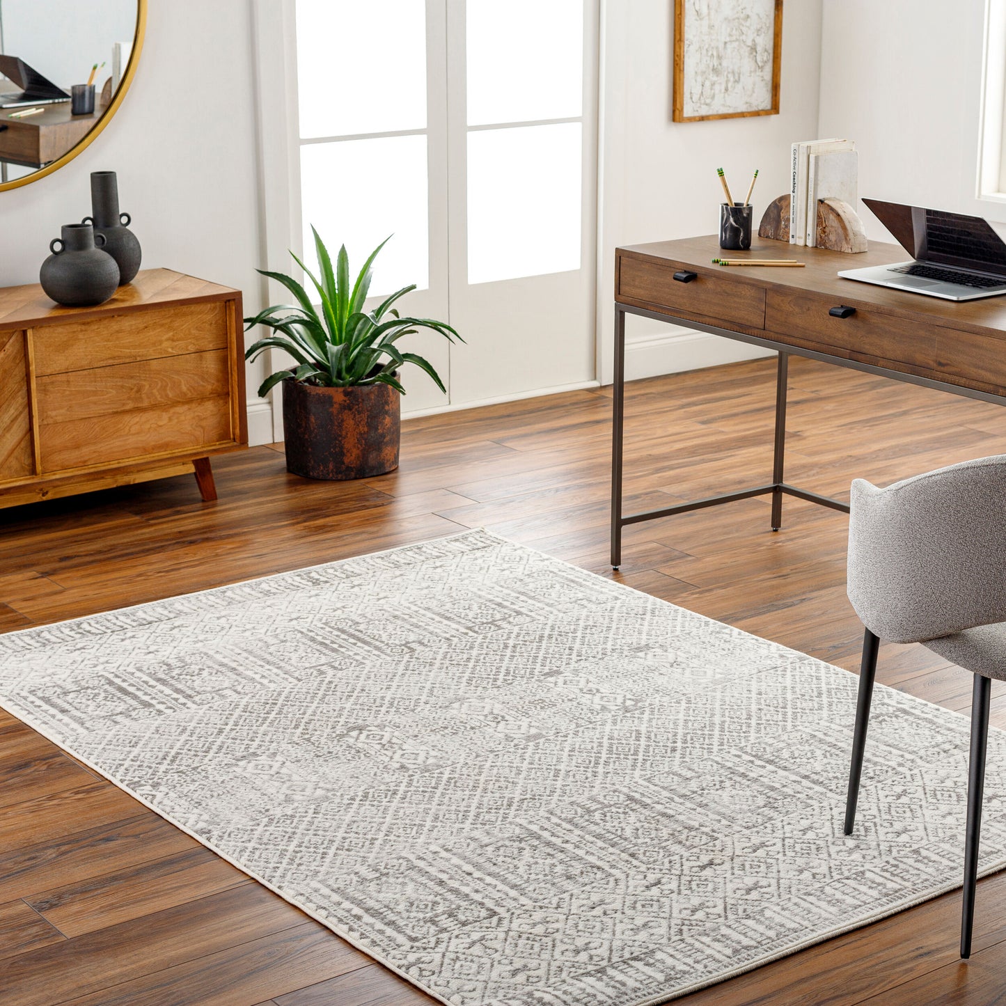 Pisa PSS-2344 9' x 12' Machine Woven Area Rug