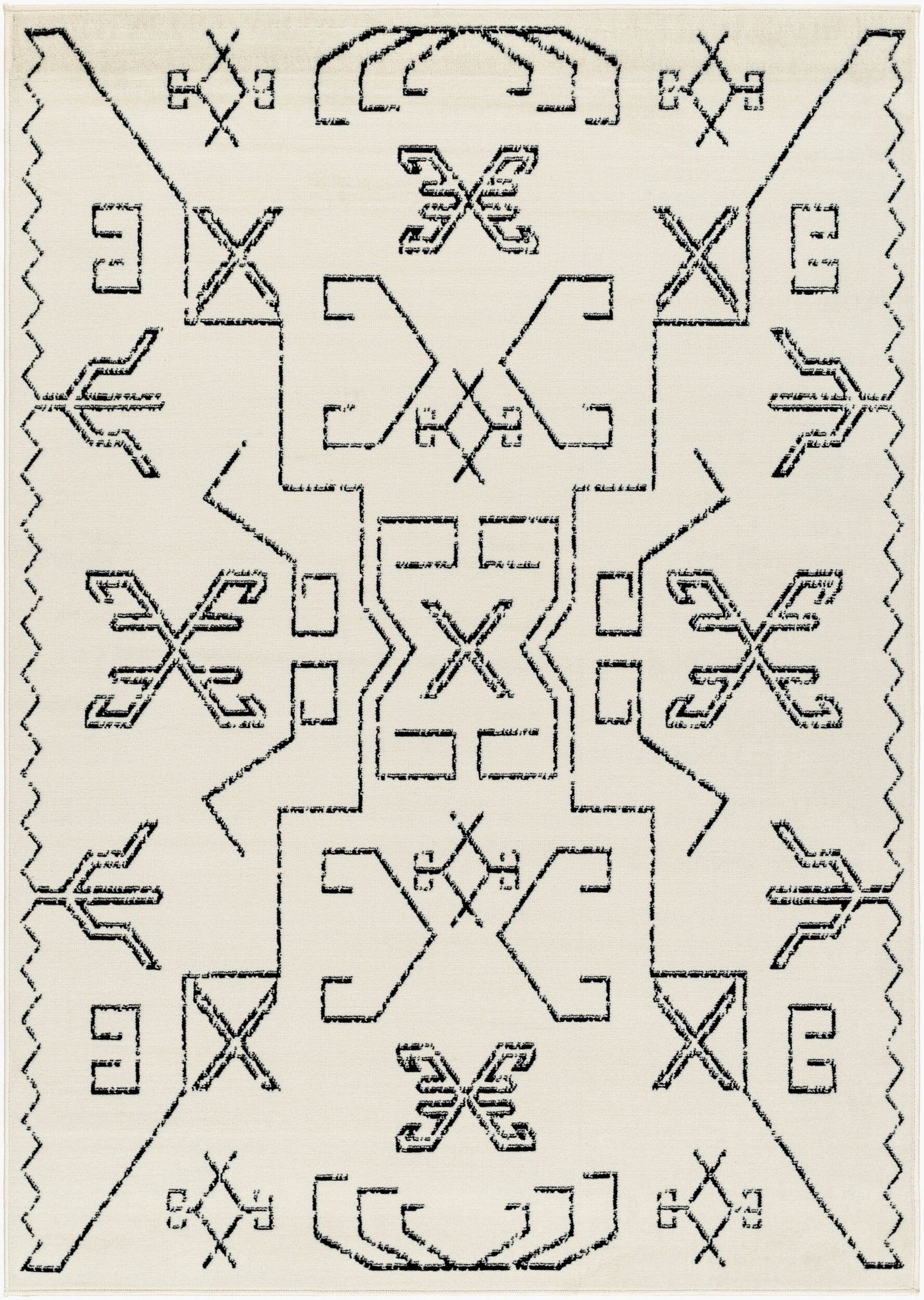 Pisa PSS-2362 8' x 10' Machine Woven Area Rug