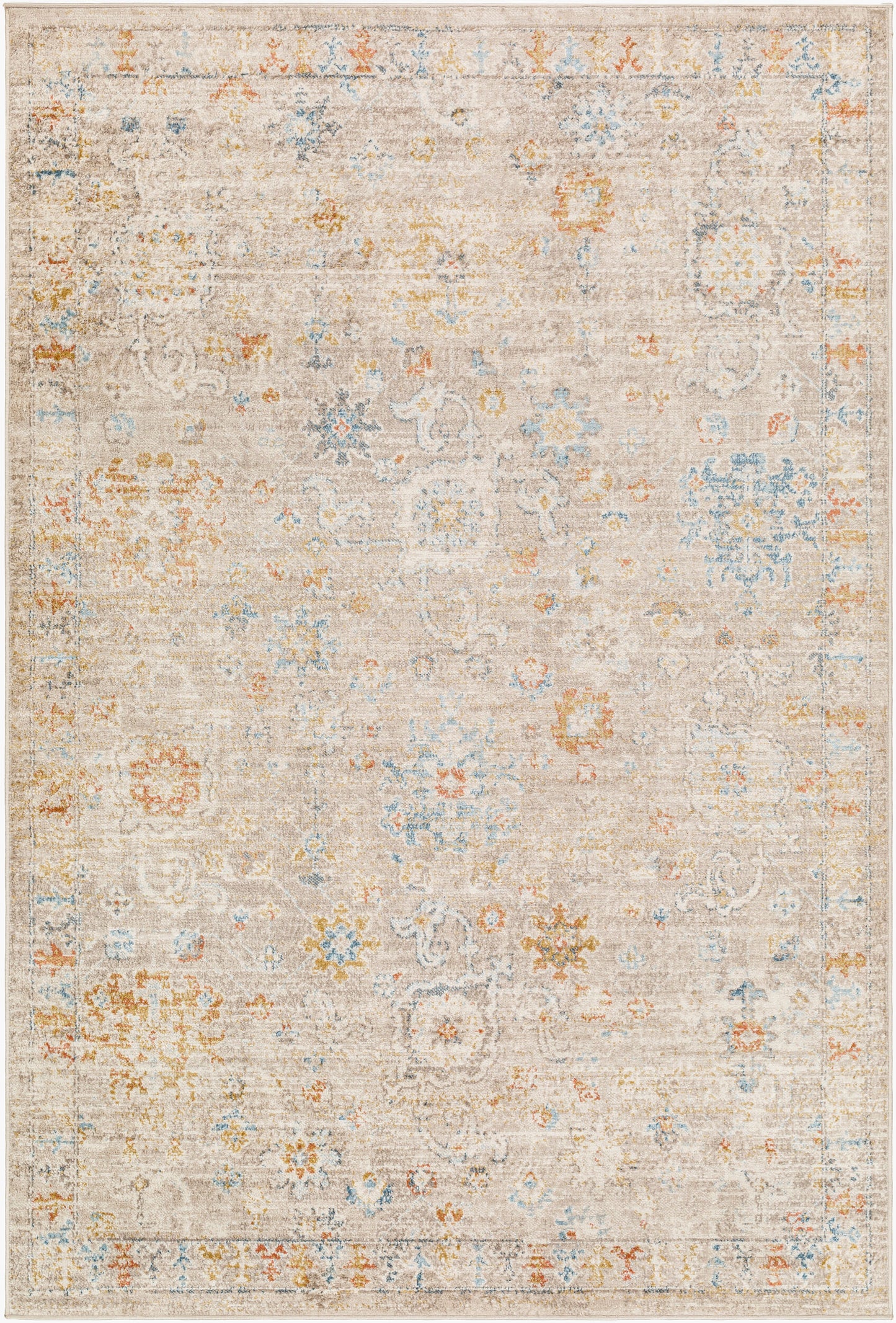 Pertek PTK-2304 5' x 7' Machine Woven Area Rug