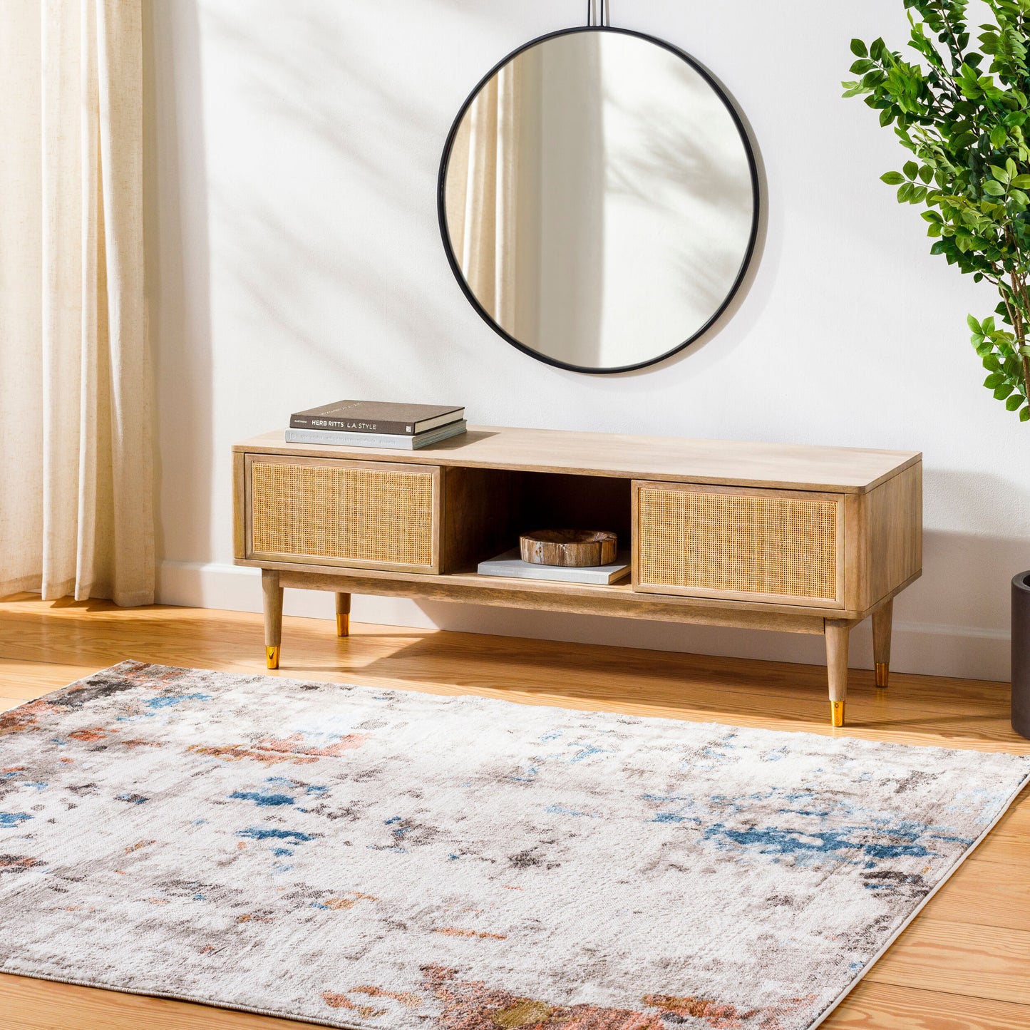 Pertek PTK-2308 2' x 3' Machine Woven Accent Rug