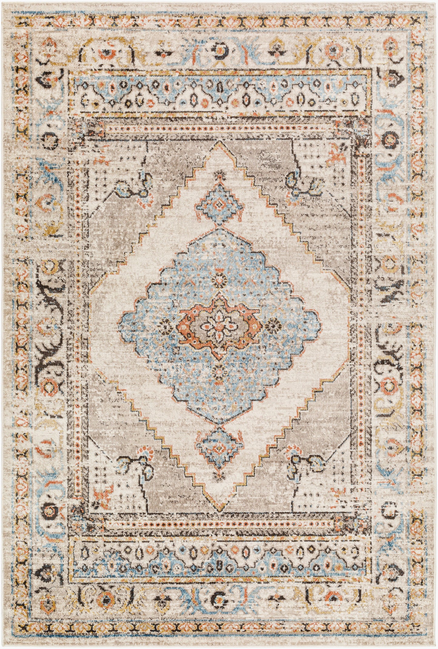 Pertek PTK-2311 2' x 3' Machine Woven Accent Rug