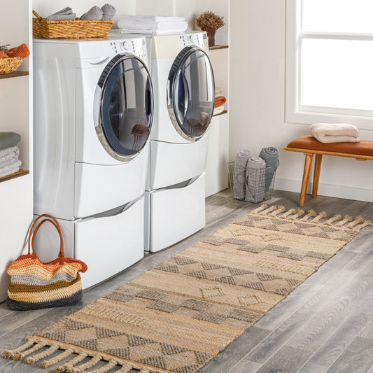 Preston PTN-2302 8ft Runner Handmade Runner Rug