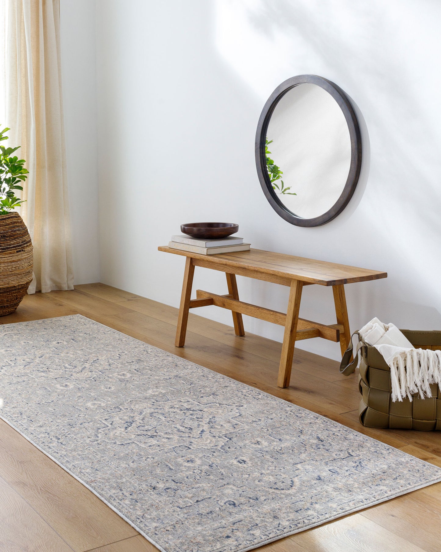 Palazzo PZL-2300 10ft Runner Machine Woven Runner Rug