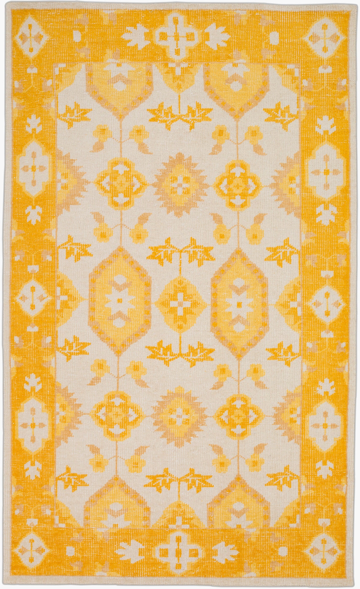 Pazar PZR-6007 5' x 9' Handmade Wool Area Rug