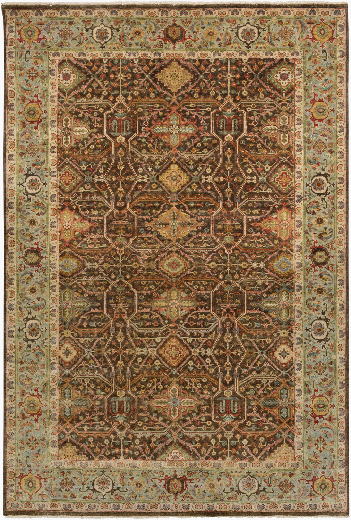 Pazyryk PZY-1000 2' x 3' Handmade Wool Accent Rug