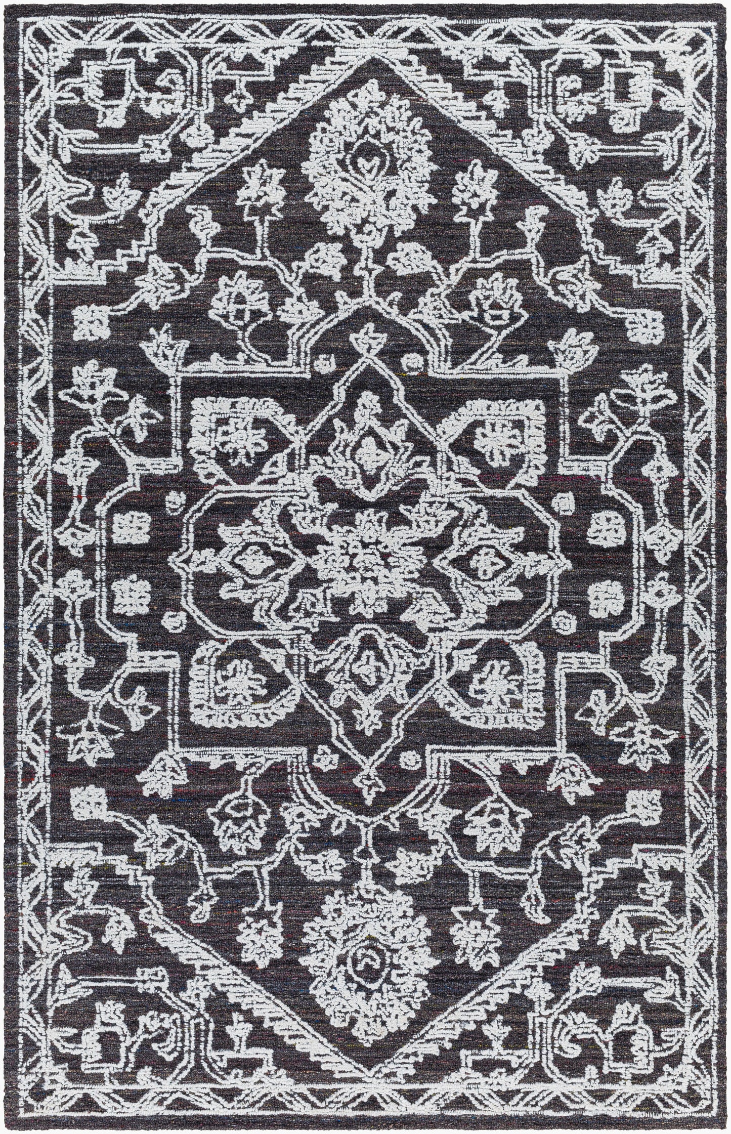 Piazza PZZ-2302 2' x 3' Handmade Recyled Accent Rug