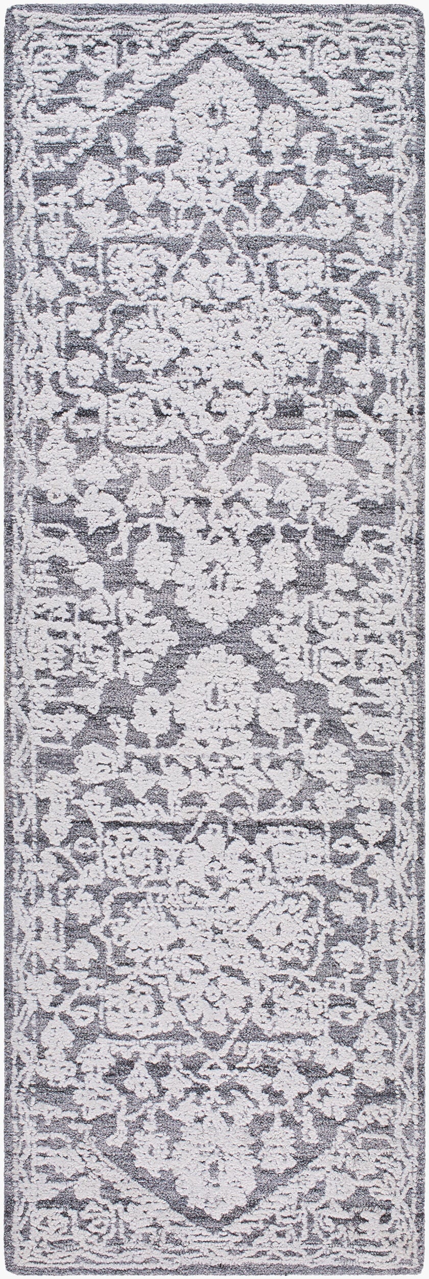Piazza PZZ-2303 8ft Runner Handmade Recyled Runner Rug