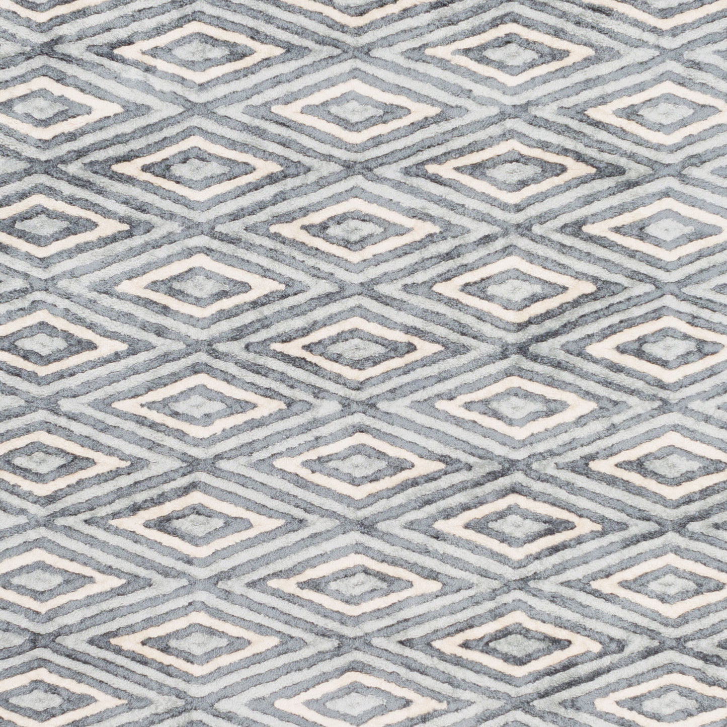 Quartz QTZ-5015 3' x 5' Handmade Faux Silk Accent Rug
