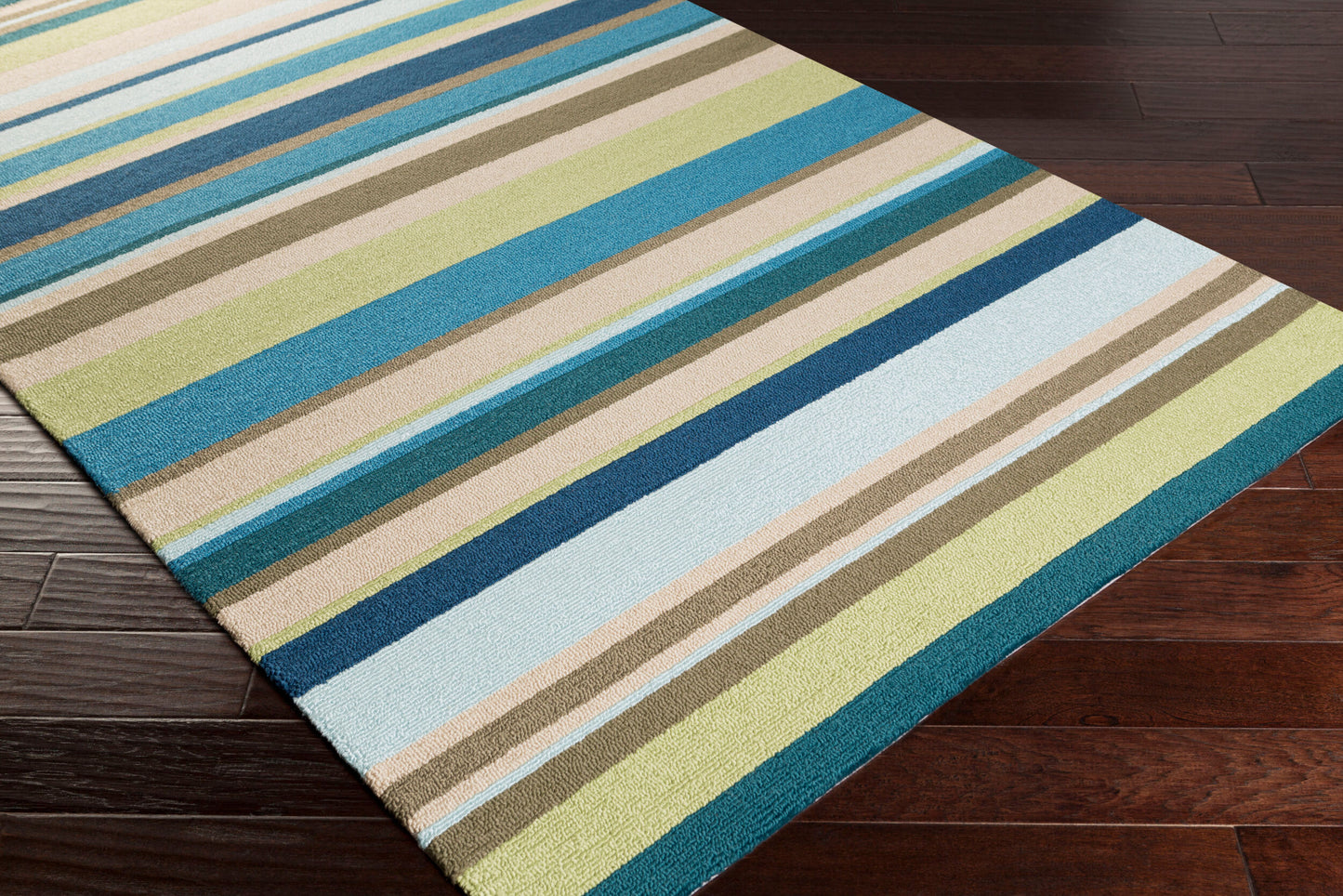Rain RAI-1208 8ft Round Handmade Indoor/Outdoor Area Rug