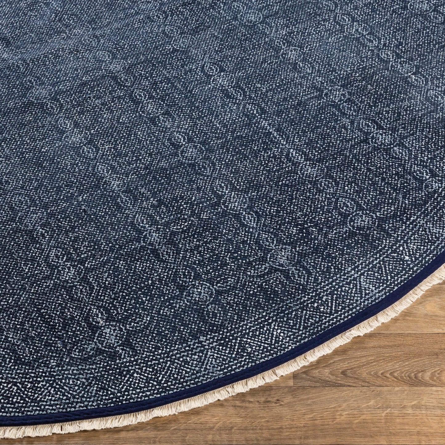 Rajasthan RAJ-2300 8ft Round Handmade Area Rug