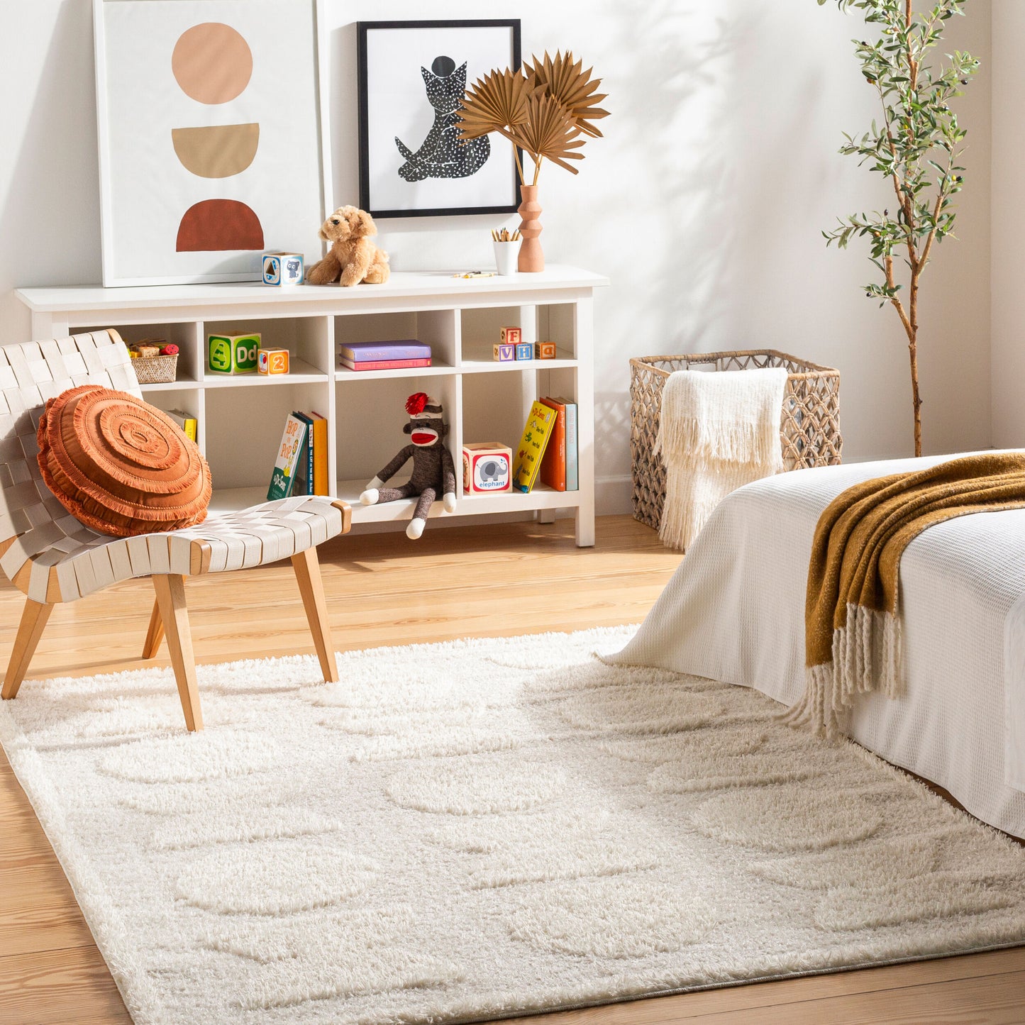 Rodos RDO-2322 6' x 9' Machine Woven Area Rug