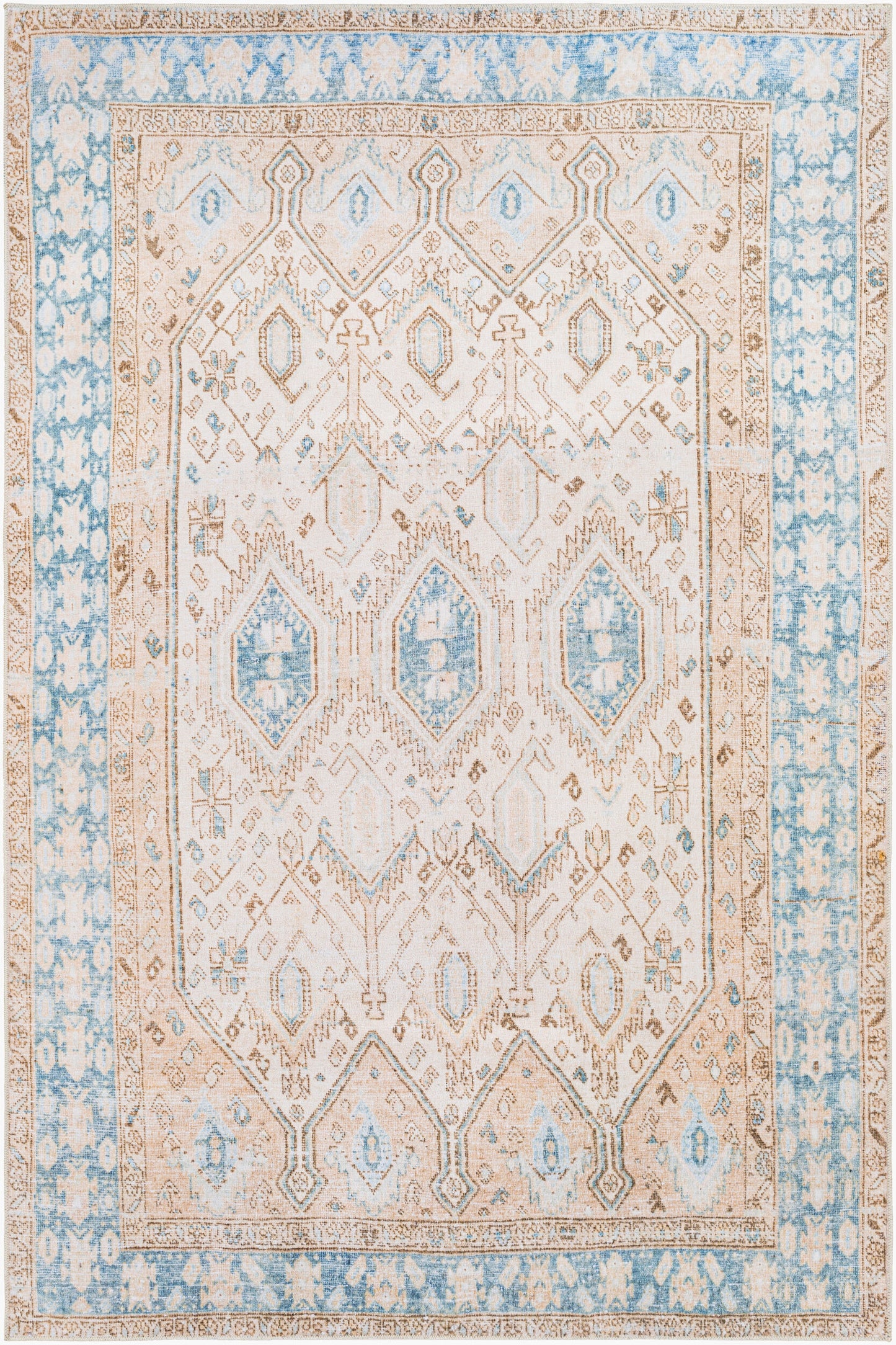 Regen RGE-2304 7' x 10' Machine Woven Washable Area Rug