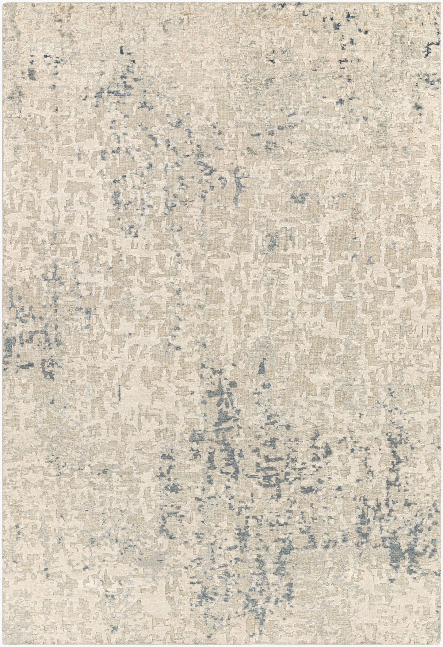 Resham RHM-2300 4' x 6' Handmade Silk Area Rug