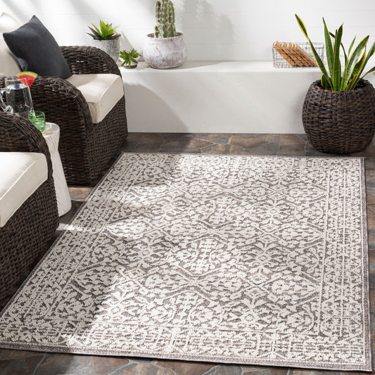 Alfombra decorativa tejida a máquina Ariana RIA-2303 de 67 cm x 115 cm