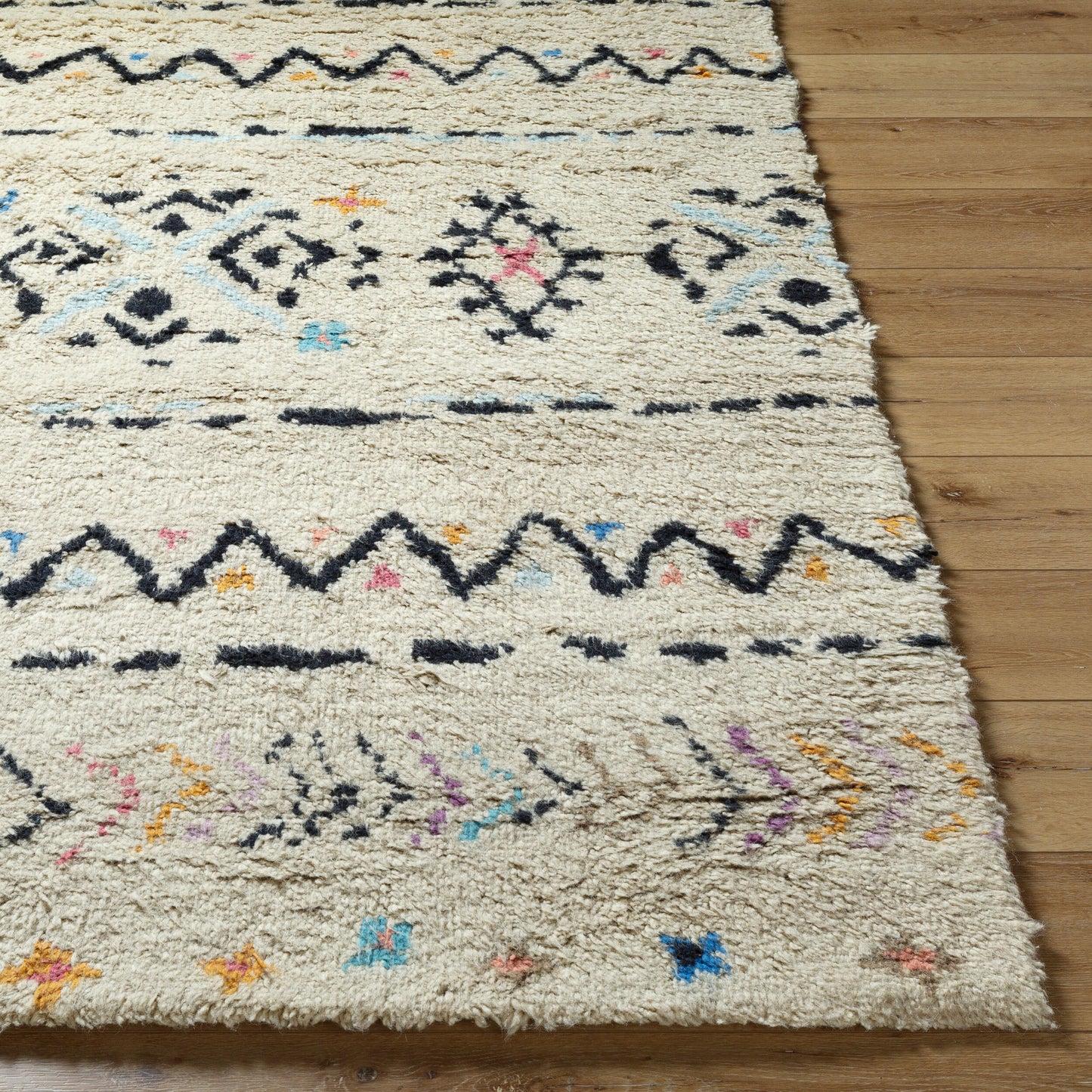 Riad RID-3003 9' x 12' Handmade Wool Area Rug