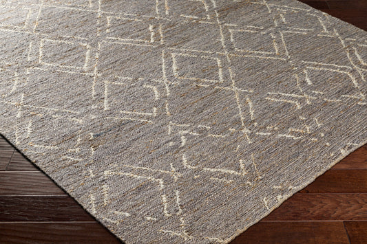 Alfombra de yute hecha a mano Riah RIH-2302 de 2,7 x 3,6 m