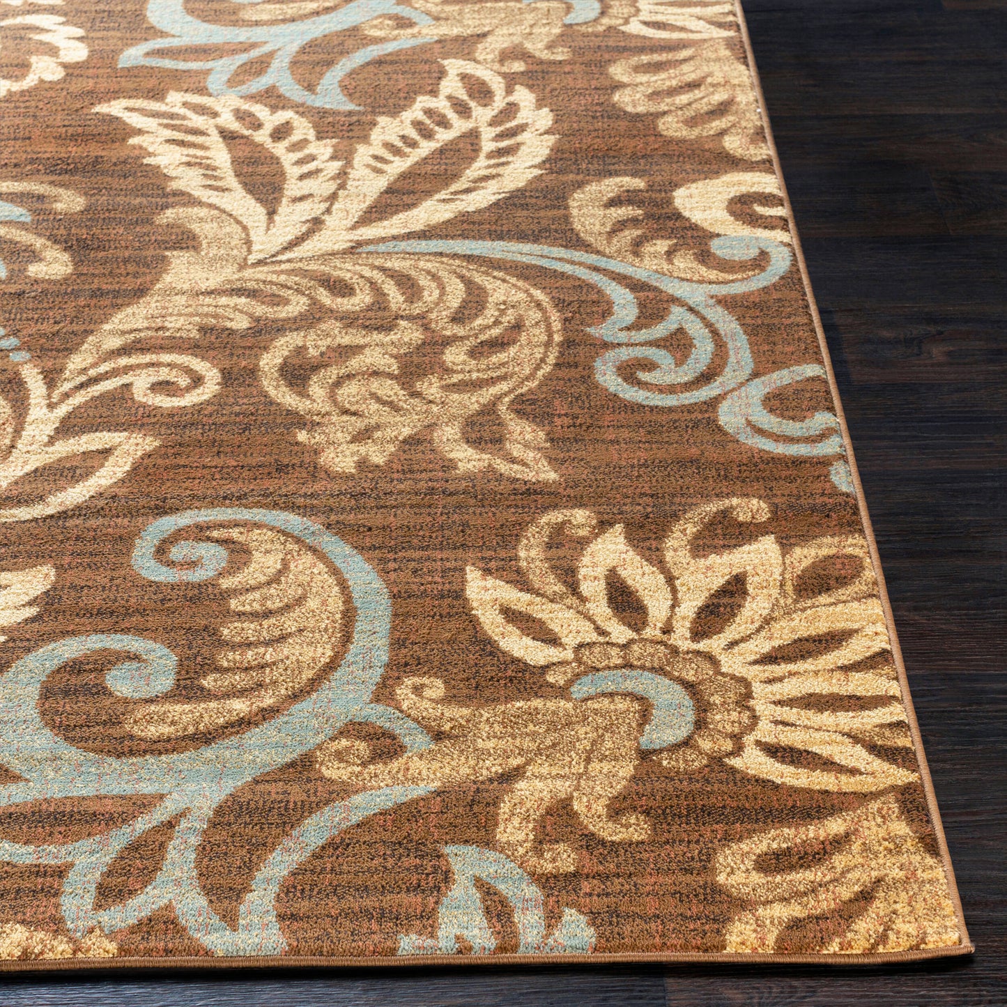 Alfombra decorativa tejida a máquina Riley RLY-5022 de 3' x 5'