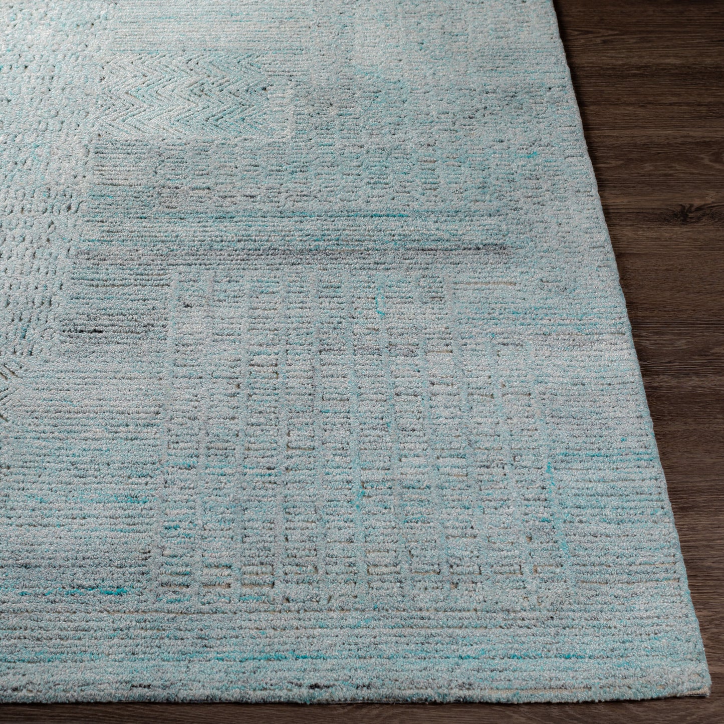 Alfombra Rosario ROA-2301 de 1,52 m x 2,13 m, hecha a mano