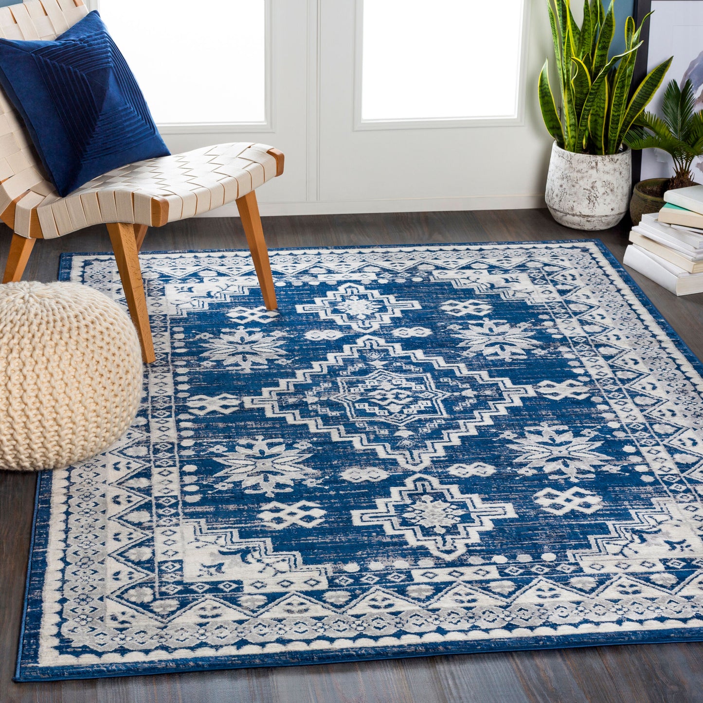 Roma ROM-2318 9' x 12' Machine Woven Area Rug