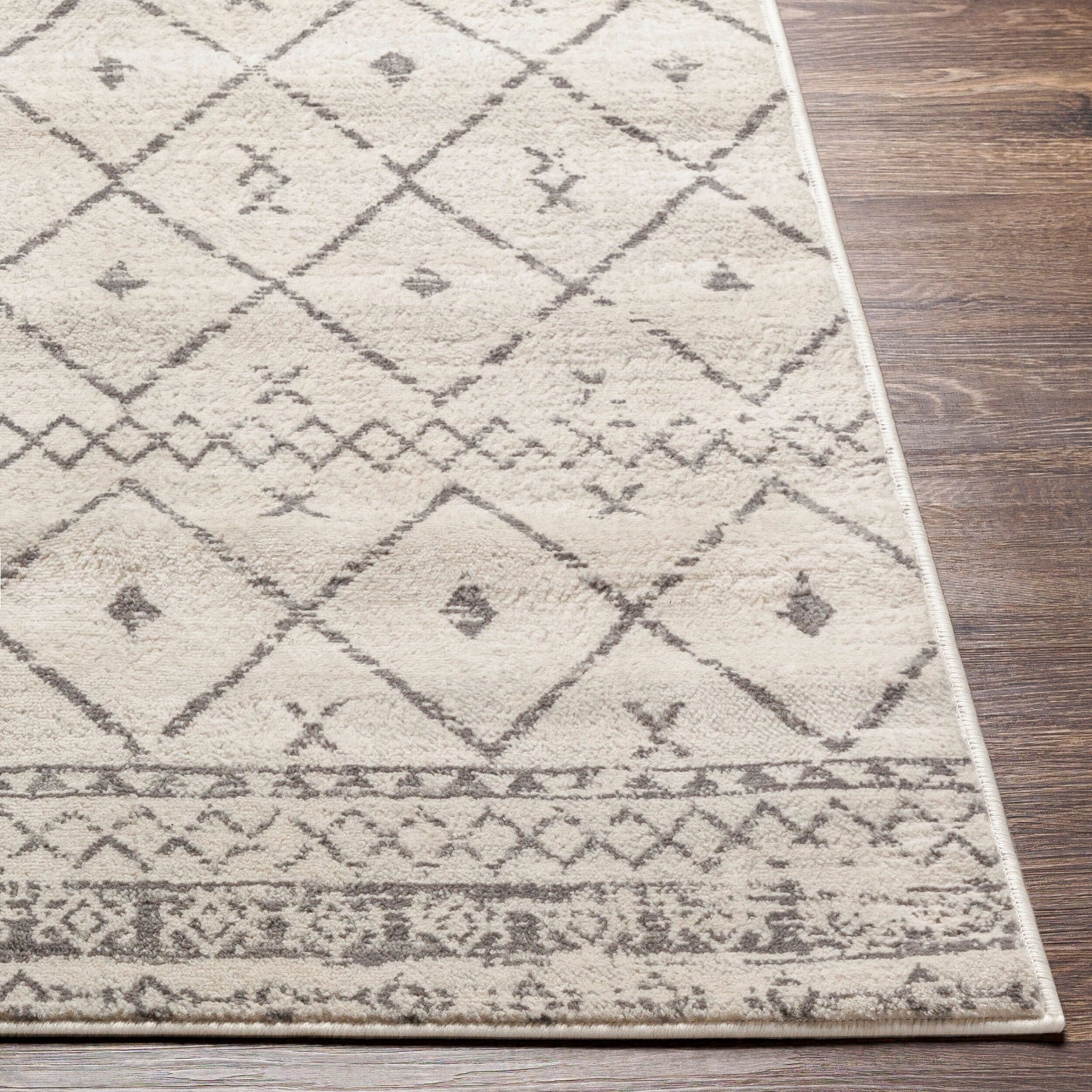 Roma ROM-2338 6' x 9' Machine Woven Area Rug