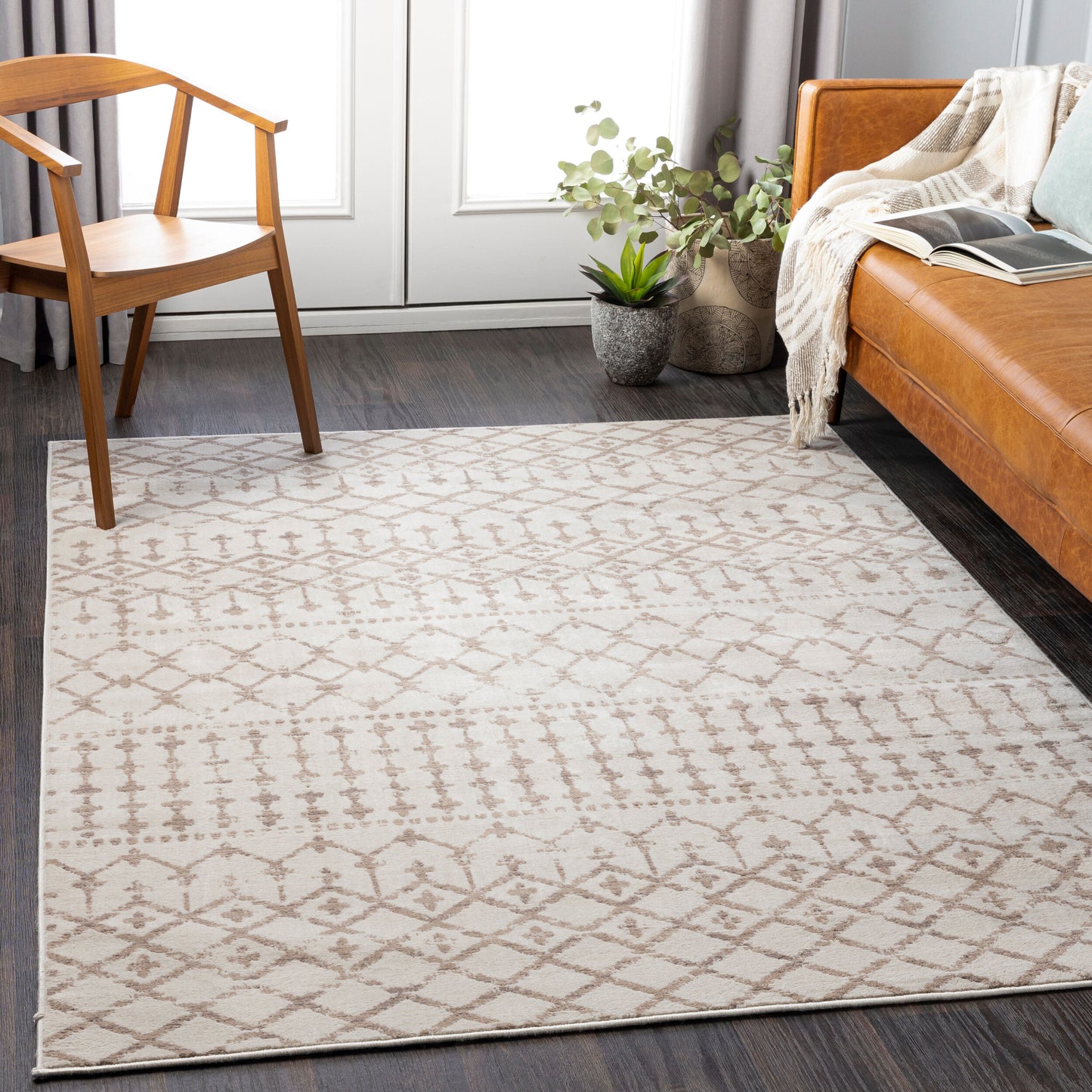 Alfombra tejida a máquina Roma ROM-2378 de 1,52 m x 2,13 m