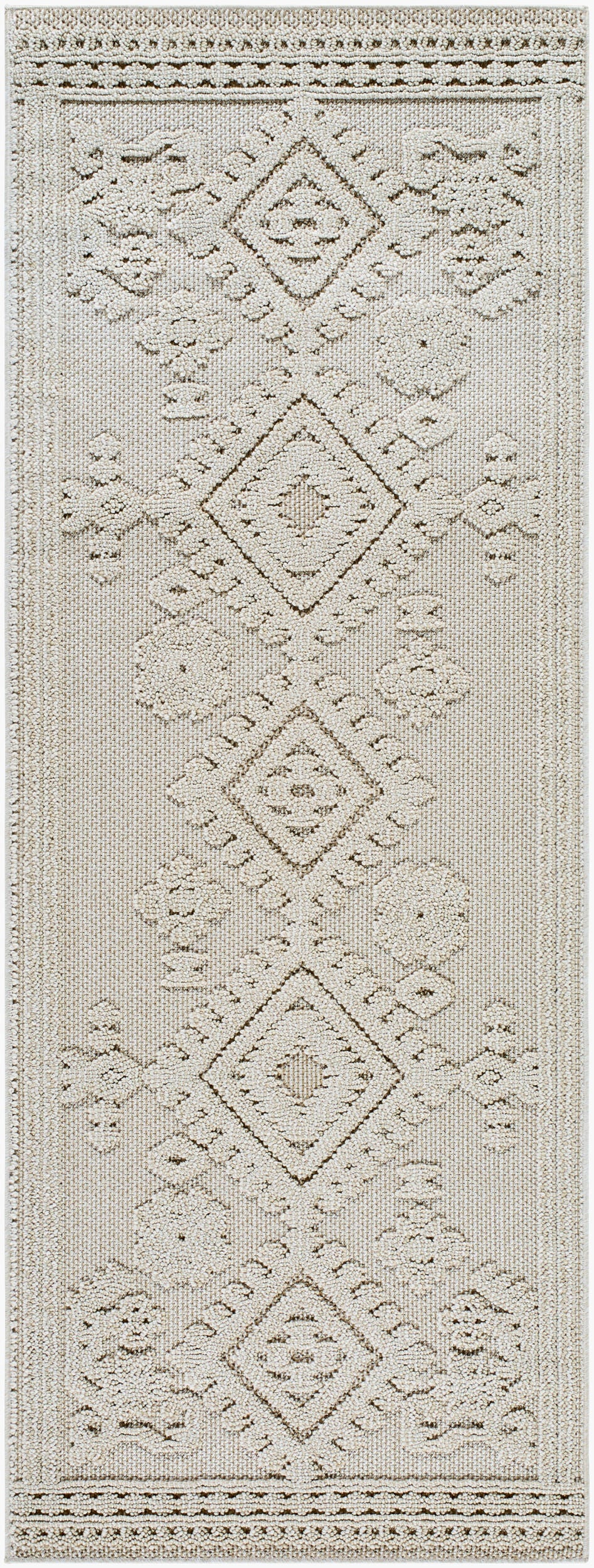 Rockport RPT-2304 7ft Runner Machine Woven Indoor/Outdoor Runner Rug