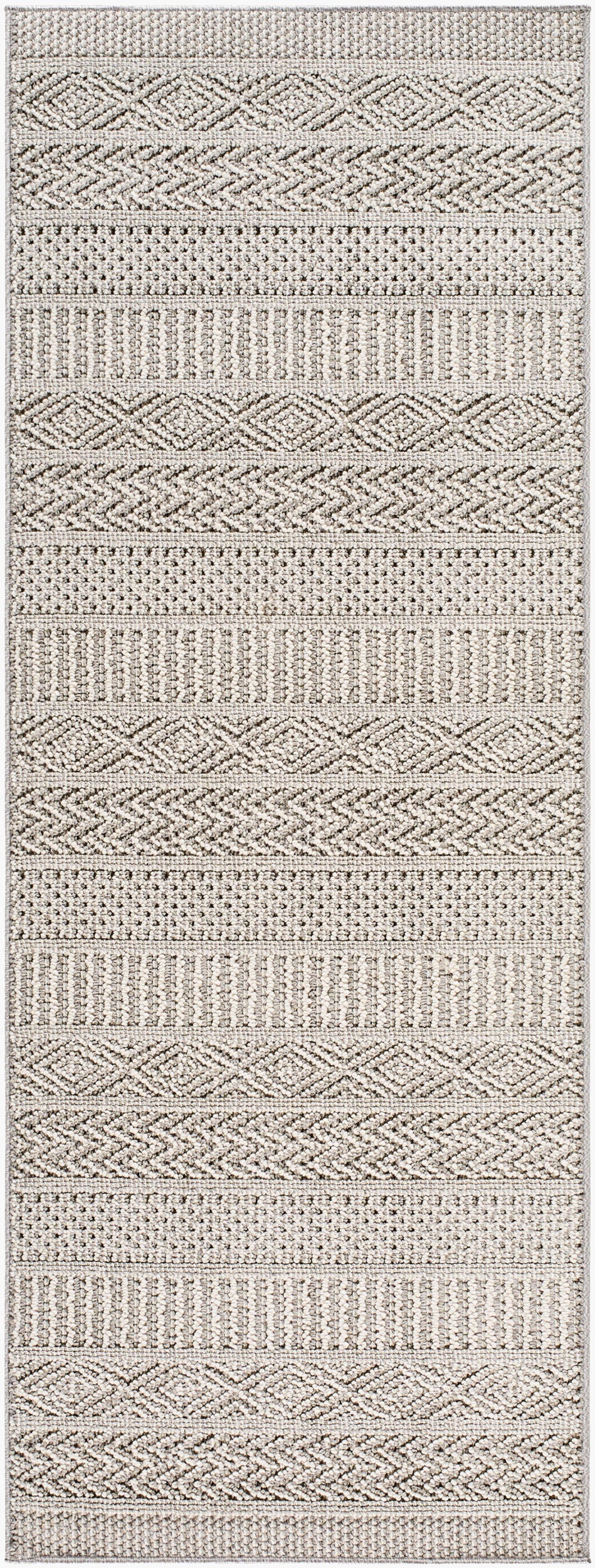 Rockport RPT-2316 7ft Runner Machine Woven Indoor/Outdoor Runner Rug