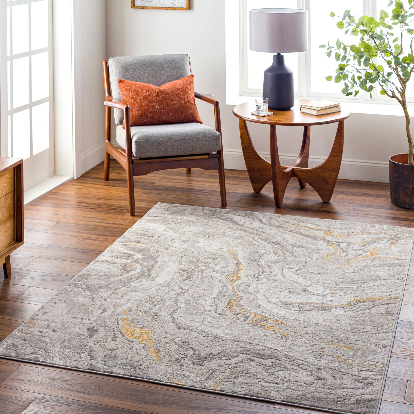 Roswell RSW-2306 6' x 9' Machine Woven Area Rug