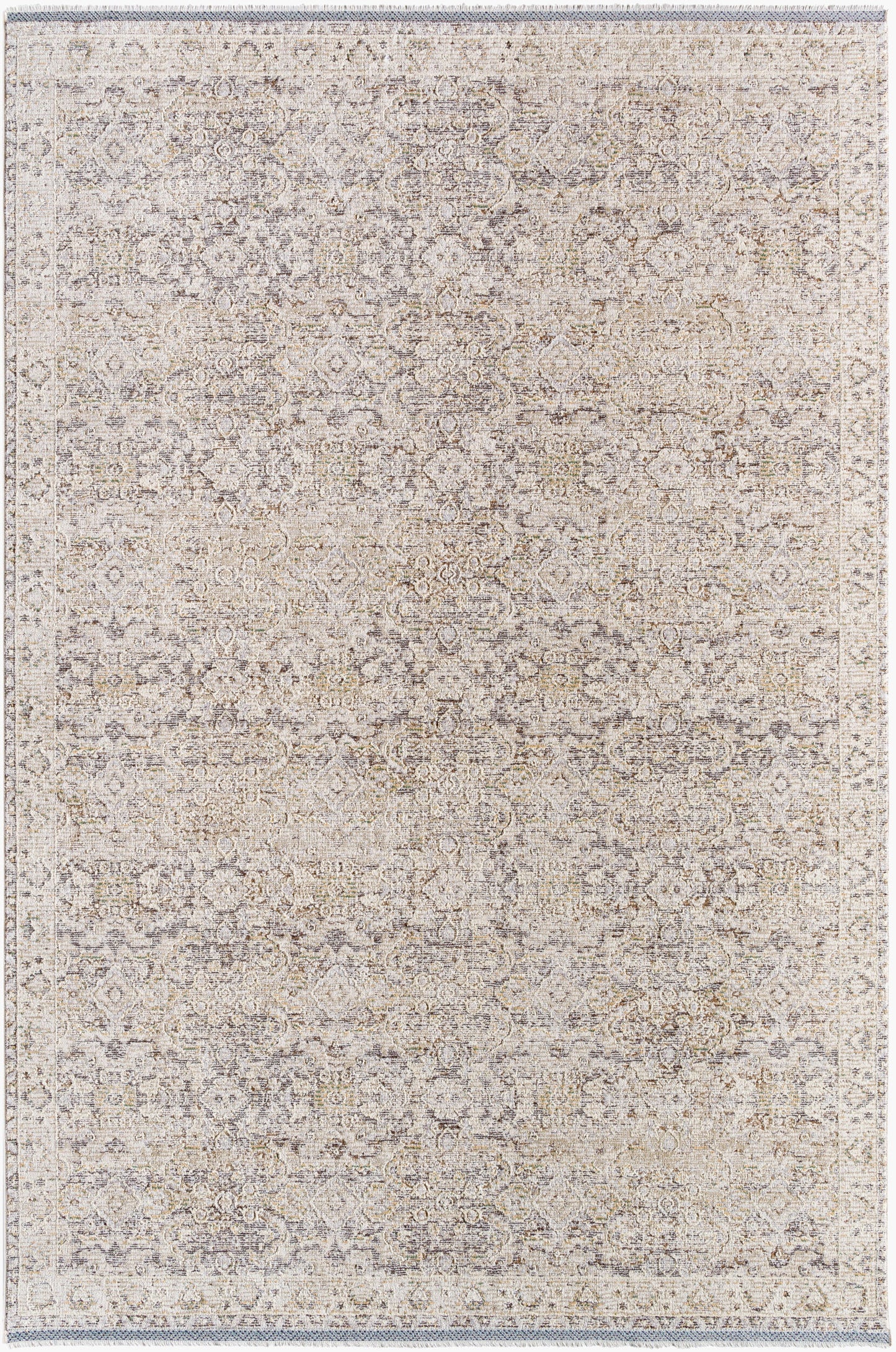 Rivaldo RVD-2311 7ft Round Machine Woven Area Rug