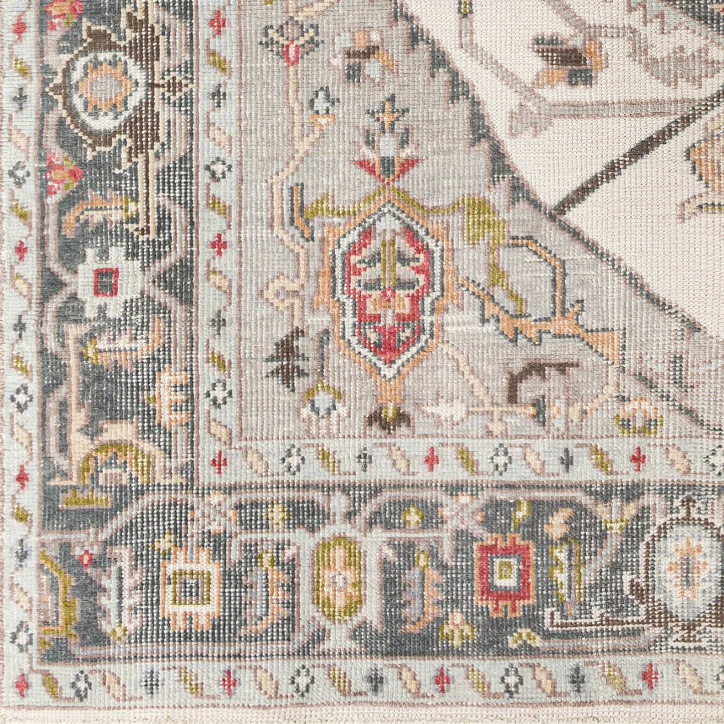 Revere RVE-2307 8ft Runner Handmade Recyled Runner Rug