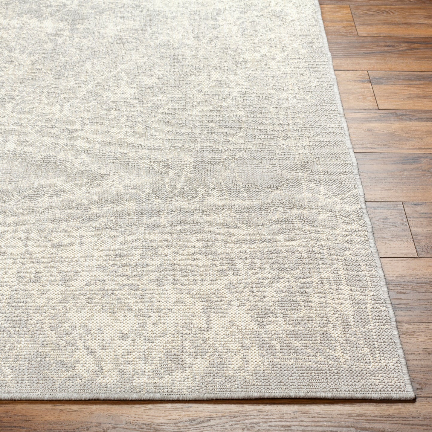 Alfombra Ravello RVL-2307 de 2,44 m x 3 m, tejida a máquina, para interior y exterior