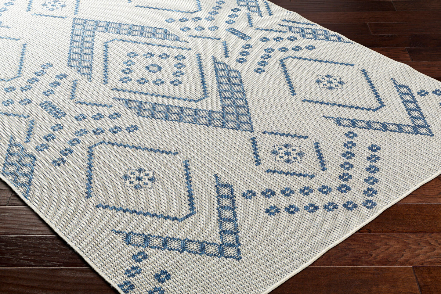 Alfombra Ravello RVL-2324 de 2,44 m x 3,05 m, tejida a máquina, para interior y exterior
