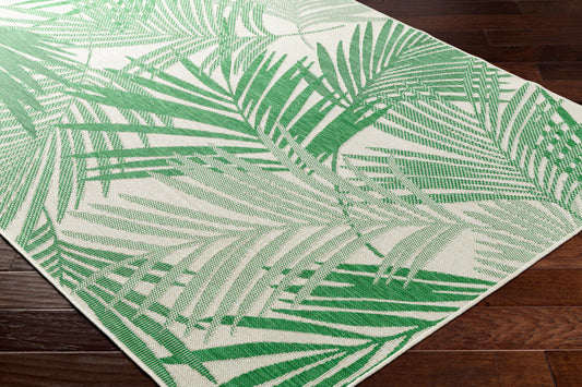 Alfombra Ravello RVL-2359 de 1,52 m x 2,13 m, tejida a máquina, para interior y exterior