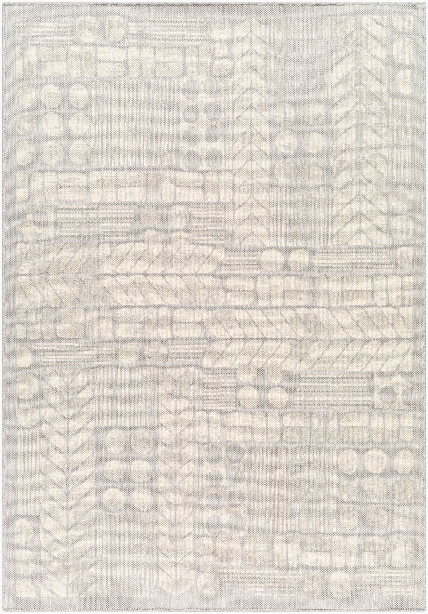 Ravello RVL-2378 6' x 9' Machine Woven Indoor/Outdoor Area Rug