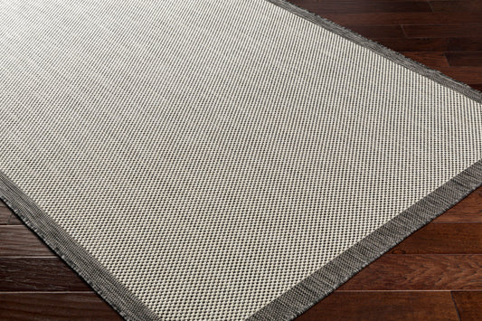 Alfombra Ravello RVL-2391 de 1,52 m x 2,13 m, tejida a máquina, para interior y exterior