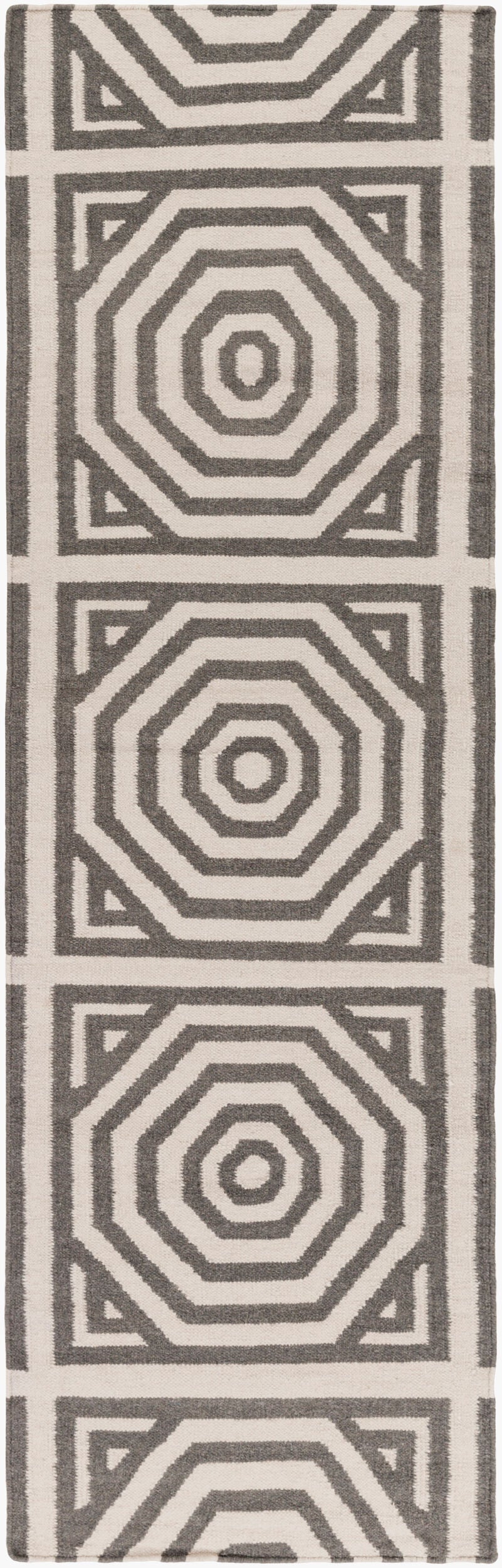 Rivington RVT-5010 8ft Runner Handmade Wool Runner Rug