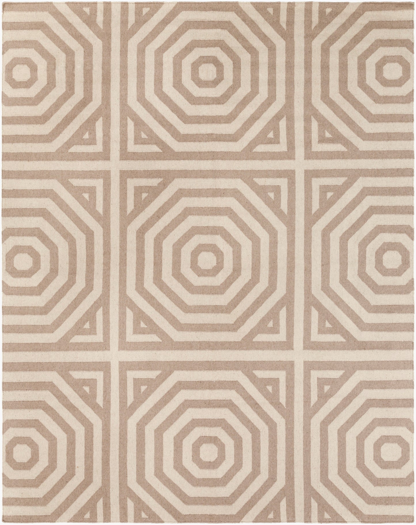 Alfombra de lana hecha a mano Rivington RVT-5011 de 8' x 10'