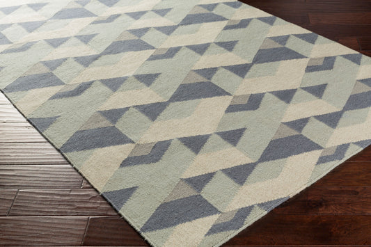 Alfombra de lana hecha a mano Rivington RVT-5016 de 1,2 m x 1,8 m